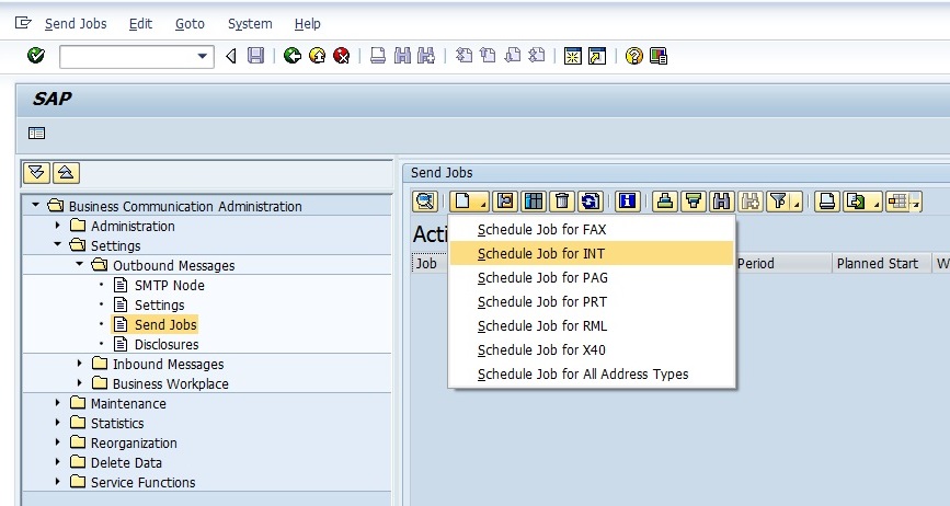 SAP SMTP Config 5