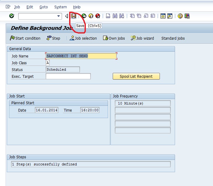 SAP SMTP Config 7