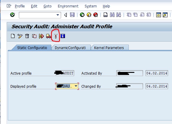 SAP Security Audit Log 3-2